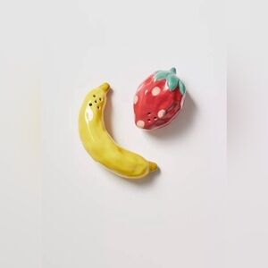 Urban Outfitters Strawberry & Banana Salt & Pepper Shakers